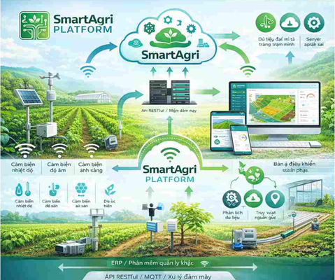 Nền tảng quản lý nông nghiệp thông minh SmartAgri Platform